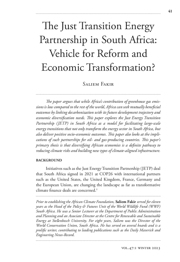 Routhledge: Environmental Politics 2021, VOL. 30, NO. S1, S184–S205