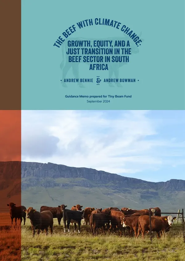 Growth, Equity, and a Just Transition in the Beef Sector in South Africa
