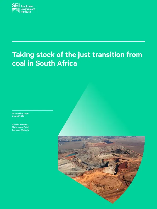 Taking stock of the just transition from coal in South Africa