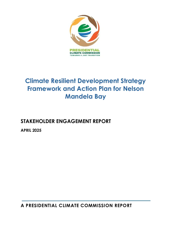 Climate Resilient Development Strategy Framework and Action Plan for Nelson Mandela Bay