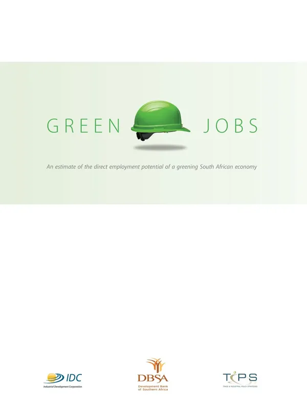 Green Jobs: An estimation of the direct employment potential of greening the South African economy