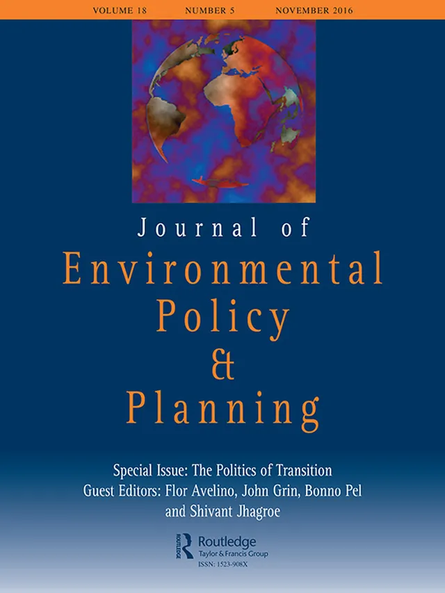 Developmental states and sustainability transitions: Prospects of a Just Transition in South Africa