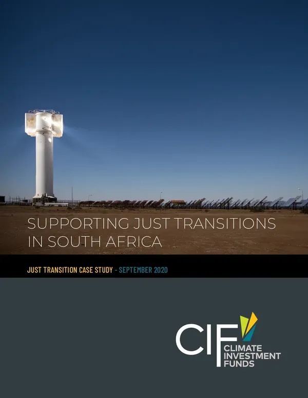 Supporting Just Transition in South Africa: Just Transition case study September 2020