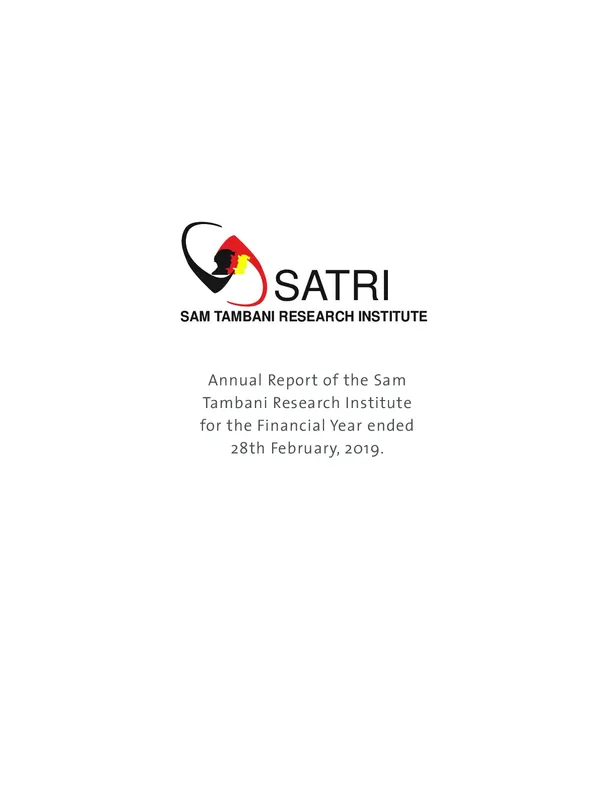 SATRI Annual Report 2018/19