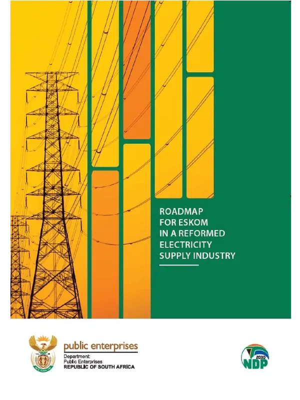 Roadmap for Eskom in a reformed electricity supply industry 2019