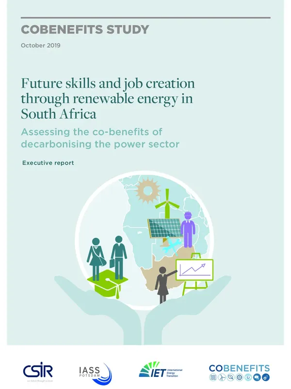Future skills and job creation through renewable energy in South Africa: Assessing the co-benefits of decarbonising the power sector