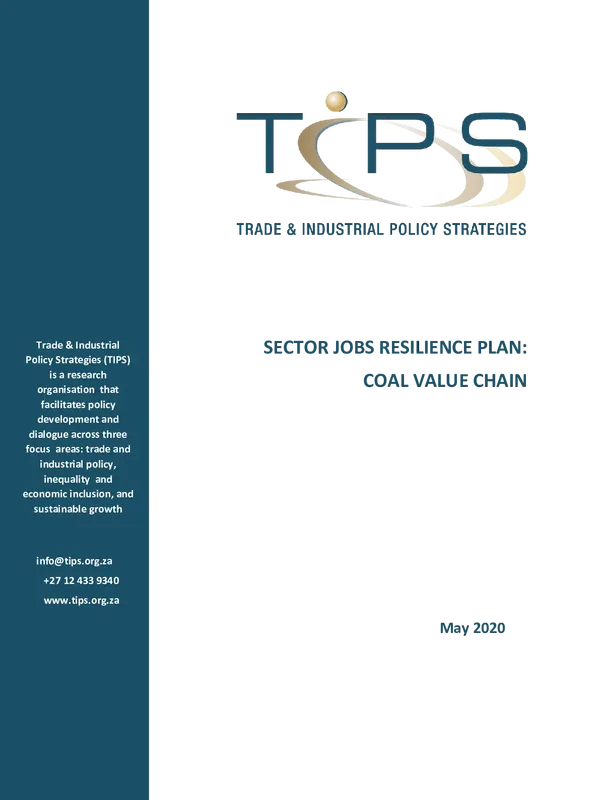 Sector Jobs Resilience Plan: Coal Value Chain