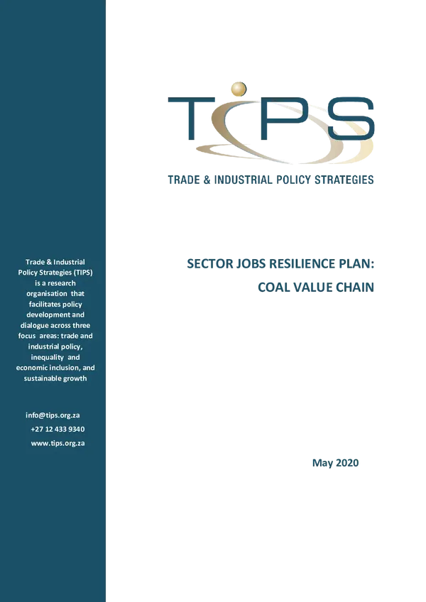 Sector Jobs Resilience Plan: Coal Value Chain