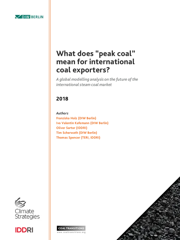 What does “peak coal” mean for international coal exporters?