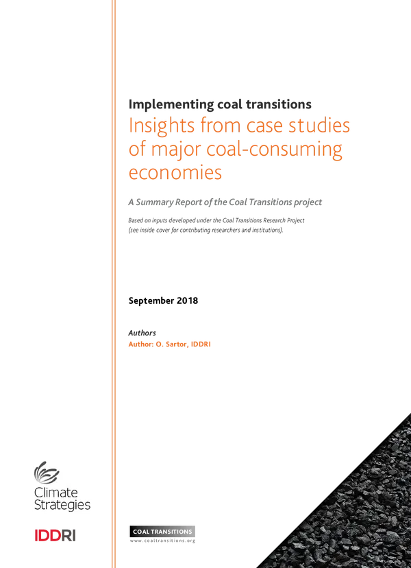 Implementing Coal Transitions - Insights from case studies of major coal-consuming economies