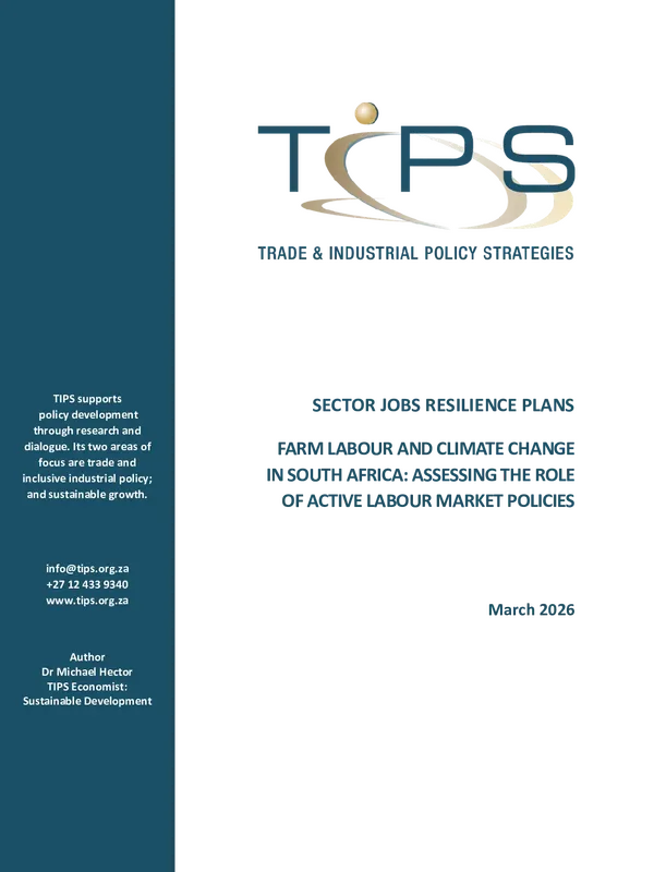 Sector Jobs Resilience Plan (SJRP) Agriculture value chain