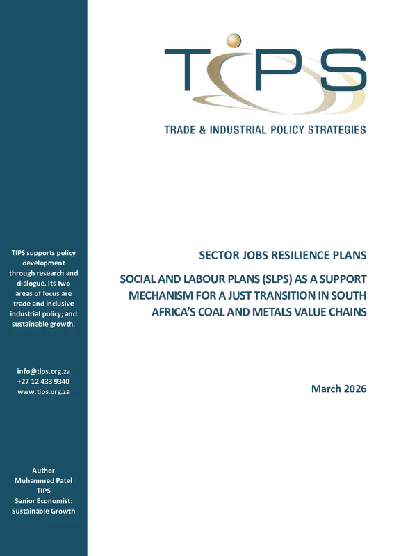 Social and Labour Plans (SLPs) as a support mechanism for a Just Transition in South Africa's coal and metals value chains