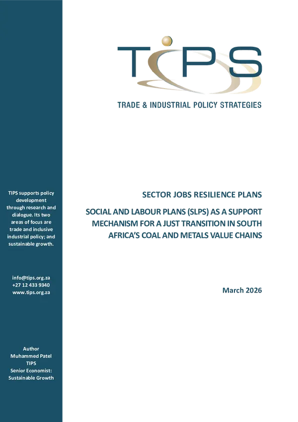 Social and Labour Plans (SLPs) as a support mechanism for a Just Transition in South Africa's coal and metals value chains