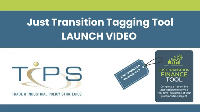 Just Transition Tagging Tool Launch Video