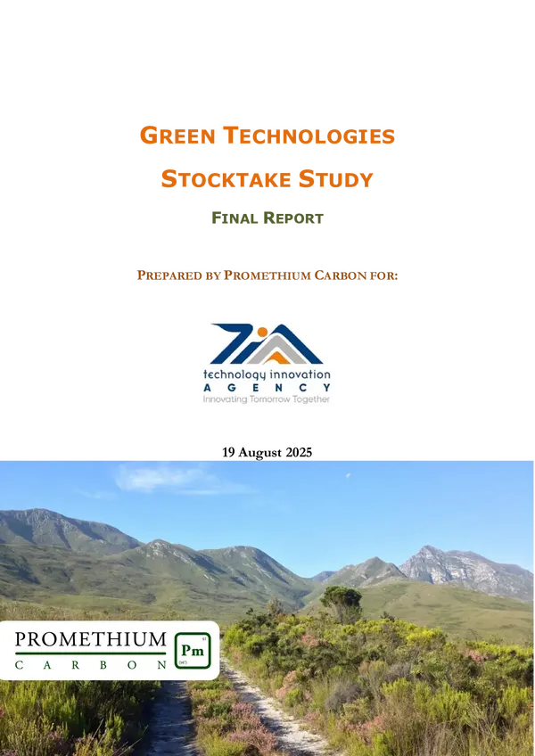 Green Technologies Stocktake Study
