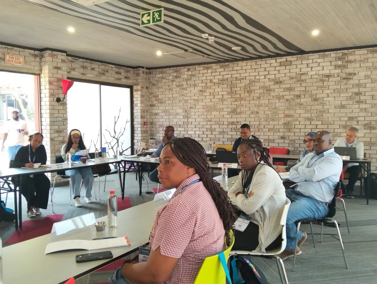 Engaging with participants from various African countries on Industrial Policy